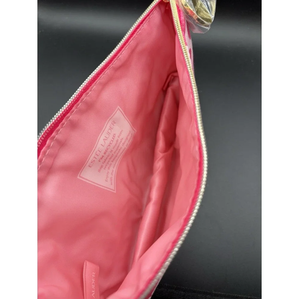 Estee Lauder Pink Floral Cosmetic Bag Pouch Beauty In Bloom Travel Makeup Unused